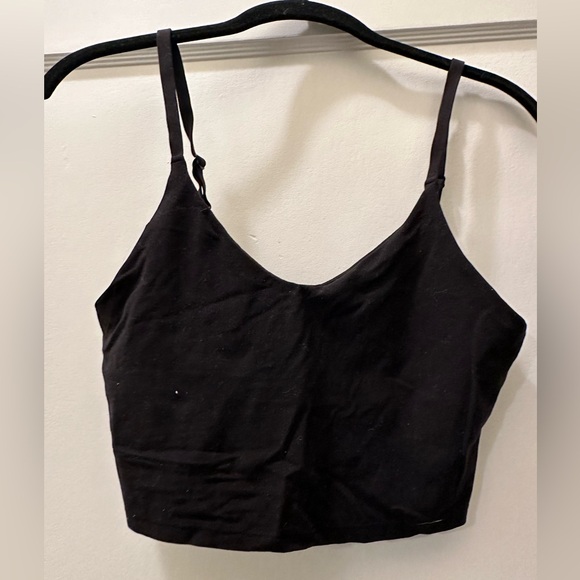 Athleta Long Line Brami tank top, Size: S, Color: Black - Picture 1 of 3